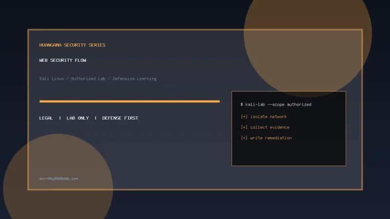 Kali Web 安全测试流程：从信息记录到修复建议-皇阿玛资源站